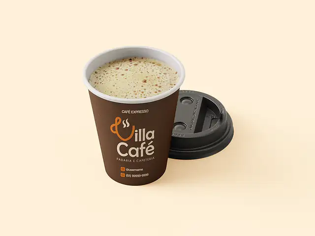 Copo de café da Villa Café